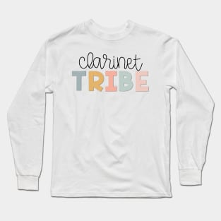 Clarinet Tribe Muted Pastels Long Sleeve T-Shirt